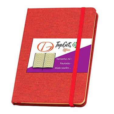 Imagem de Caderneta 14x21cm A5 96 Folhas Pautadas Eco Vinca TopGet (Vermelho)