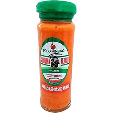 Imagem de Pimenta Carolina Reaper No Azeite 100ml - Fogo Mineiro