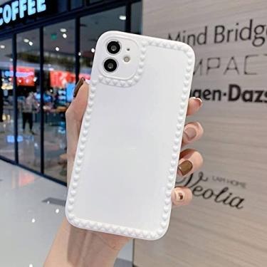 Imagem de Capa de telefone à prova de choque de cor doce coração bonito para iphone 13 11 12 pro max mini 7 8 plus xr xs max se 2 capa de tpu macio de lente completa, j, para iphone12 mini