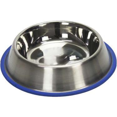 Imagem de Comedouro Inox Chalesco Duramax com Silicone - 705 mL