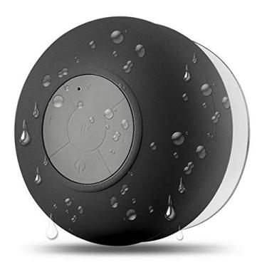 Imagem de Caixa de som Bluetooth Função Chamada Ventosa Fixação a prova d'água