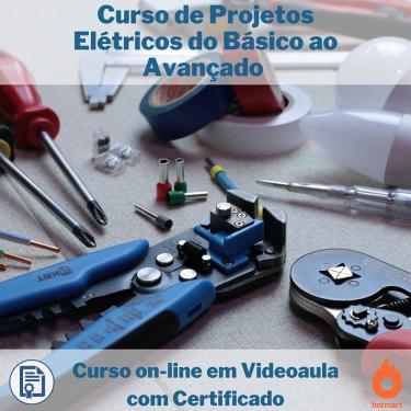 Imagem de Curso on-line em videoaula de Projetos Elétricos do Básico ao Avançado com Certificado