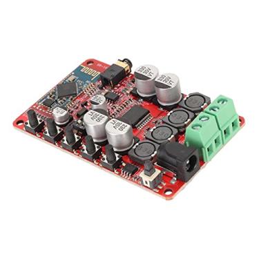 Imagem de Placa Amplificadora Bluetooth, TDA7492P 50W+50W 2.1 Channel Subwoofer Board Amplifier, DC 8‑25V Home Sound Amp Board para Alto-falantes Sem Fio DIY (Amplificador de Potência Bluetooth Único)