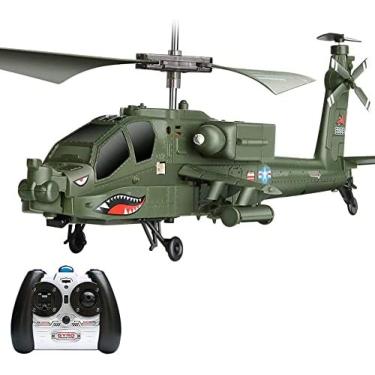 Imagem de Helicóptero De Controle Remoto De Combate Militar, Modelo De Aeronave De Guerra RC, Drone De Controle Remoto Com Motor Duplo, Aeronave Multifuncional, Crianças Iniciantes, Helicóptero Remoto Inter