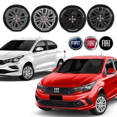 Imagem de Jogo calota Fiat Argo Cronos 2018 2019 2020 2021 2022 Aro 15
