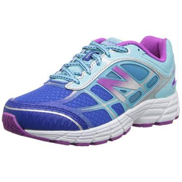 Imagem de New Balance Kid's 860 V5 Running Shoe, Blue/Purple, 6 M US Big Kid
