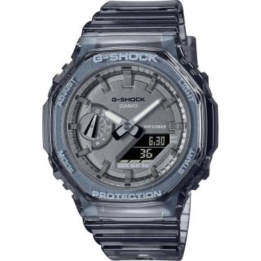 Imagem de Relógio CASIO G-SHOCK feminino transparente GMA-S2100SK-1ADR