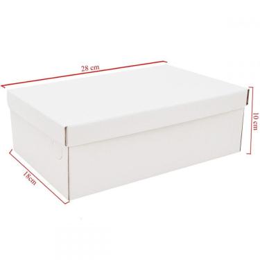 Imagem de Caixa De Papelão De 50 Unidades Embalagens 28cm x 18cm x 10cm