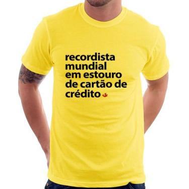 Imagem de Camiseta Recordista Mundial Em Estouro De Cartão - Foca Na Moda