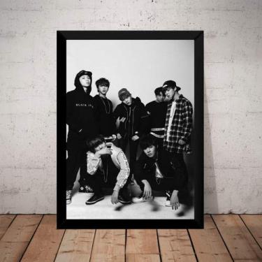 Imagem de Quadro Foto Bts Kpop Jungkook Jin Suga J-hope Rm Jimin Band