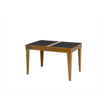 Imagem de Mesa de Jantar Extensível Tampo de Vidro 120x80cm Paris Prime Mel