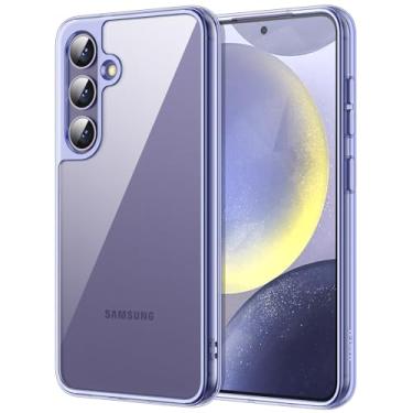 Imagem de JETech Capa para Samsung Galaxy S24+ / S24 Plus 5G, Case Protetora de Telefone à Prova de Choque Não-Amarelecimento, Capinha Parte Traseira PC Rígido Anti-Riscos (Violeta)