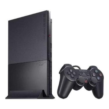 Imagem de Sony Playstation 2 Slim Standard Charcoal Black PlayStation 2