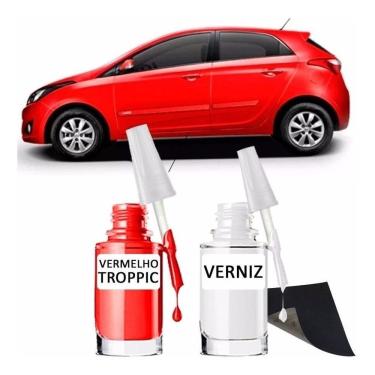 Imagem de Tinta retoque tira risco automotivo vermelho troppic vermelho troppic 20 ml
