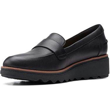 Imagem de Clarks Neiley Pearl feminino, Preto macio, 7 Wide