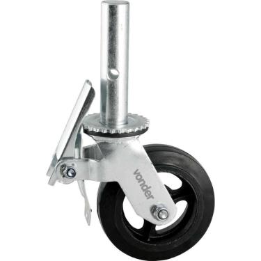 Imagem de Rodizio Giratorio 6`` Borracha Para Andaime Vonder