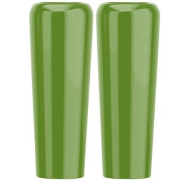 Imagem de Kit 2 Vasos Fibra De Vidro 80cm Florida M Decorativo Vietnamita (Verde Claro)