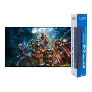 Imagem de MOUSE PAD GAMER SPEED GRANDE 70x35CM  - LIGA DOS LEGENDARIOS - EXBOM