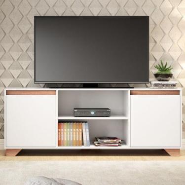 Imagem de Rack para TV Até 50 Polegadas Benevello 2 Portas 2031 Branco - Quiditá