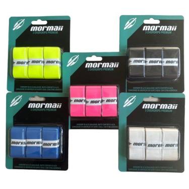 Imagem de Kit com 3 Overgrip Premium Mormaii Azul, Azul