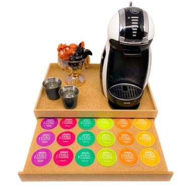 Imagem de Bandeja Porta Cápsula Dolce Gusto 24 Cápsulas - WebBar, Cru