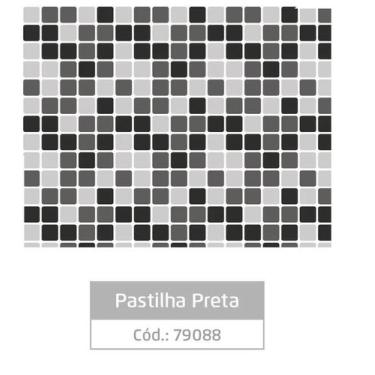 Imagem de Papel De Parede Adesivo Pastilhas Cozinha Banheiro 45cmx10m - LEONORA 