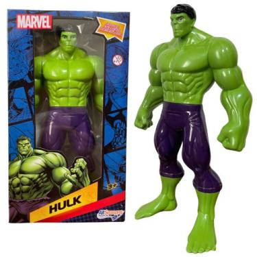 Imagem de Boneco Super Heróis Marvel Hulk Articulado Brinquedo Infantil