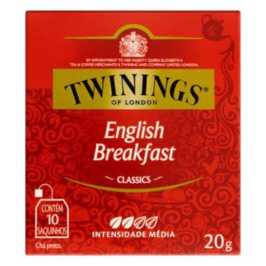 Imagem de Chá Twinings Preto English Breakfast 10 sachês