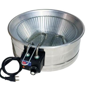 Imagem de Fritadeira Elétrica Industrial Tacho Redondo 10L Grandes Frituras - Pa
