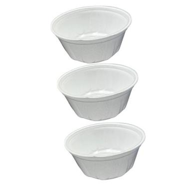 Imagem de Kit 150un Pote Térmico Cumbuca Isopor 200ml p/ sopas caldos - Mor