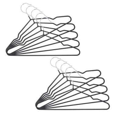 Imagem de KIT 2 CABIDES INFANTIL SOFT TOUC Cor:Preto - Mor