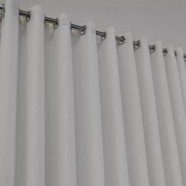 Imagem de Cortina Para Pé Direito Alto Luxo Linho Com Forro 6,00x3,00 - Salvatex