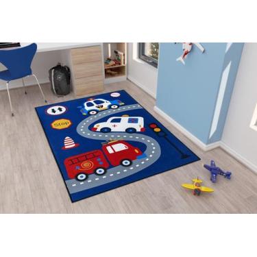 Imagem de Tapete Infantil 1,40m x 1,00m Antiderrapante - City - DUCASA ENXOVAIS