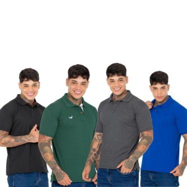 Imagem de Kit Especial 4 camisas Polo Masculinas para Todos os Momentos - Ridens