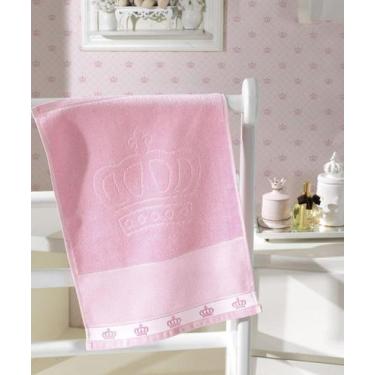 Imagem de Toalha de Lavabo p/ Bordar - Baby Classic - Aveludada - Rosa 5211 - Do