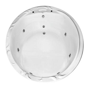 Imagem de Banheira Redonda Diadema com hidro - Brasil Banheiras, 1,80x1,80x0,46,