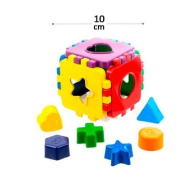 Imagem de Cubo Educativo Baby Formas 7 Peças Colors - KENDY