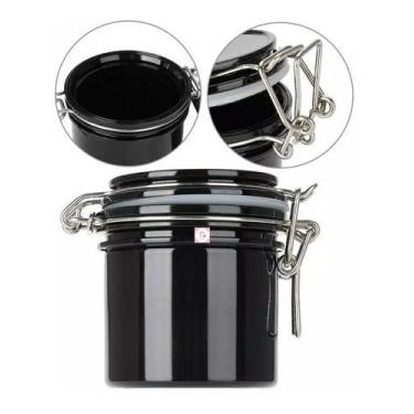 Imagem de Pote P/ Conservação De Cola P/ Alongamento De Cílios - Preto - Mr Vend