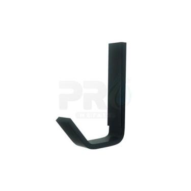 Imagem de Cabide Quadrado Porta Toalha Para Banheiro 1 Gancho PRETO FOSCO Cód. 3