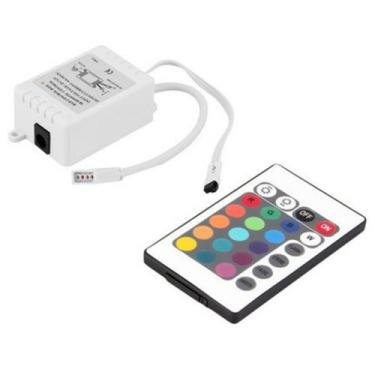 Imagem de Controladora + Controle para Fita Led Rgb 5050 3528 - run&teng