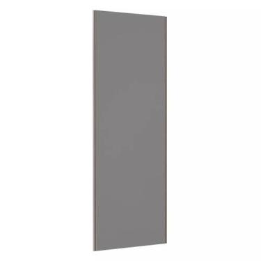 Imagem de Porta de Correr Closet 80cm com Puxador Perfil Champagne sem Kit Ferra