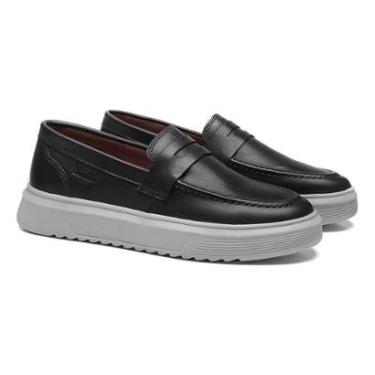 Imagem de Casual Masculino Stefan Latego Preto Samello-Masculino