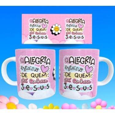 Imagem de Caneca gospel frases religiosas versículos bíblicos motivacionais 16 -