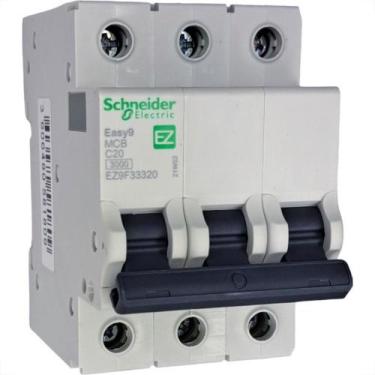 Imagem de Disjuntor Schneider ''Din'' Tripolar 20A. C