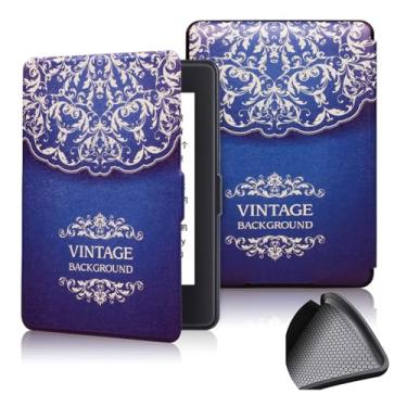 Imagem de GUKSRASO Capa para 7" Kindle Paperwhite 12th Gen 2024 e Kindle Colorsoft Signature Edition, PU e TPU Soft Traseiro Tampa Protetora para com Despertar/sono Automático