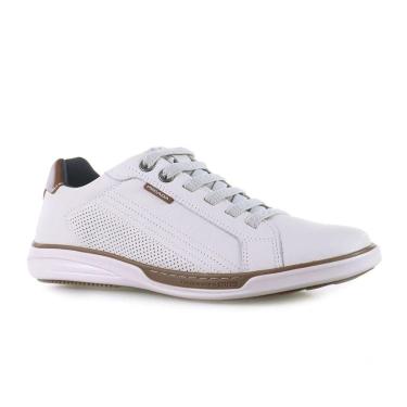 Imagem de Sapatênis Pegada Casual 111101-04 Masculino Branco-Masculino