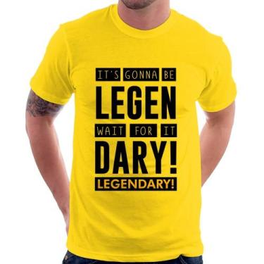 Imagem de Camiseta It's gonna be Legendary - Foca na Moda, Amarelo, G