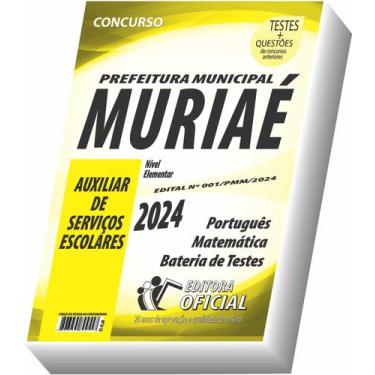 Imagem de Apostila Prefeitura de Muriaé - MG - Auxiliar de Serviços Escolares - 