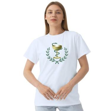 Imagem de Camiseta Símbolo Farmácia Camisa Personalizada Blusa Adulto Algodão co