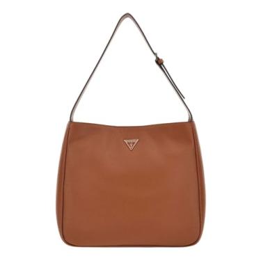Imagem de GUESS Bolsa de ombro Fedora Hobo, Conhaque, One Size